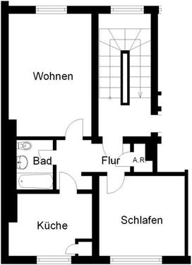 Foto - 2 Zimmer Etagenwohnung in Hildesheim