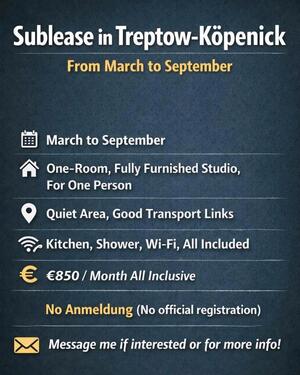 Foto - 1 Zimmer Etagenwohnung zur Miete in Berlin