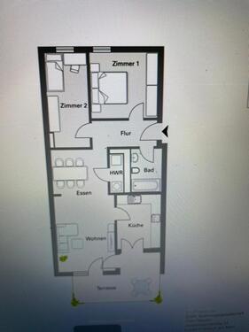 Foto - 3 Zimmer Terrassenwohnung zur Miete in Erfurt