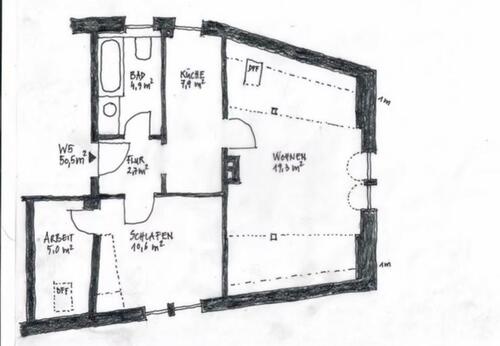 Foto - Toplage - Innenstadt - Kulmbach - DG- Wohnung 51m2