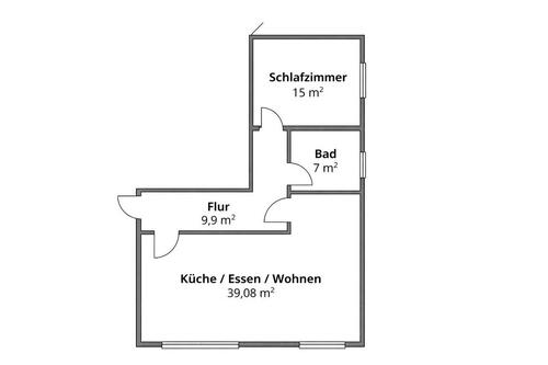 Foto - 2 Zimmer Wohnung ca. 70m² 790€ in Gießen