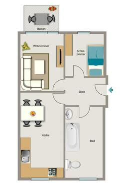 Foto - Etagenwohnung zur Miete in Dortmund