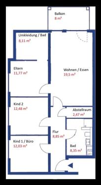Foto - 4 Zimmer Etagenwohnung zum Kaufen in Frankenthal (Pfalz)
