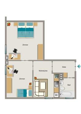 Foto - Etagenwohnung zur Miete in Dortmund