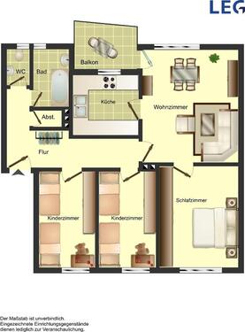 Foto - Etagenwohnung zur Miete in Bocholt