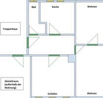 Renovierte 2 Zimmer Wohnung zu vermieten - Täferrot