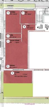 Foto - 2 Zimmer Erdgeschoßwohnung zur Miete in Offenburg