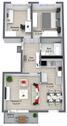 Foto - 3 Zimmer Etagenwohnung zur Miete in Schwedt (Oder)