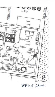 Foto - 2 Zimmer Erdgeschoßwohnung zur Miete in Bechtolsheim