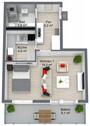 Foto - 1 Zimmer Etagenwohnung zur Miete in Schwedt (Oder)