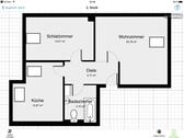 Foto - Zur Miete in 93051 Regensburg - 2ZKB Wohnung (Mansarde)