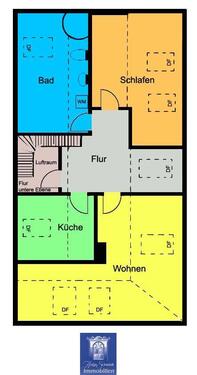 Foto - 2 Zimmer Dachgeschoßwohnung zur Miete in Coswig