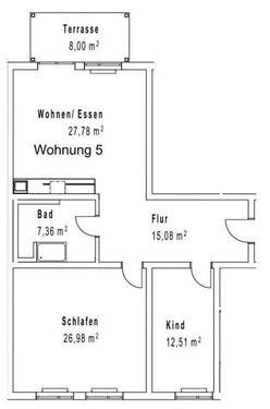 Foto - Etagenwohnung in Tauberbischofsheim zur Miete