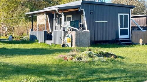 Foto - Garten Wochenendhaus Ferienhaus Gartenhaus Hütte Pachtgarten