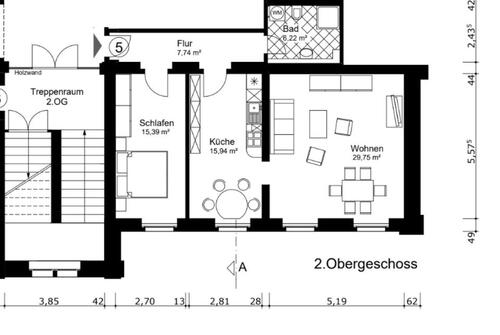 Foto - 2.5 Zimmer Etagenwohnung zur Miete in Königstein