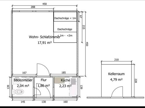 Foto - 28755 Bremen Vegesack Renovierte 1 Zimmer Wohnung 25m²