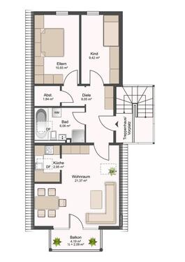 Foto - tolle 3-Raum DG-WE in ruhiger Lage