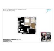 Erstbezug! Barrierefreie 2-Zimmer-Erdgeschosswohnung mit Terrasse in Waltrop-Zentrum