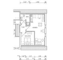NEUE RAUMAUFTEILUNG Dachgeschoss Wohnung in Goldebek - Bredstedt