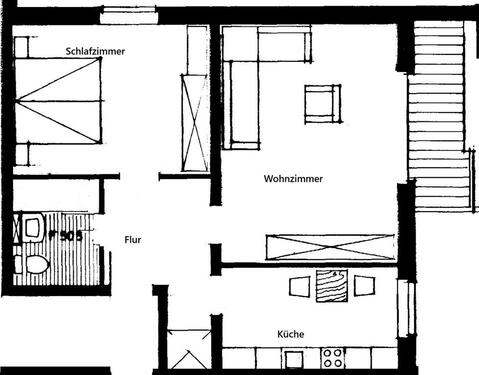 Foto - 2 Zimmer Erdgeschoßwohnung zur Miete in Stadthagen