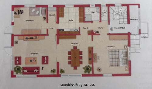 Foto - 4-Zimmer-Wohnung in Wüstenrot - 970,00 EUR Kaltmiete,