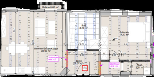 Foto - 2 Zimmer Etagenwohnung zur Miete in Worms
