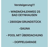 Versteigerung EFH Bad Oeynhausen-Oberbecksen - Löhne