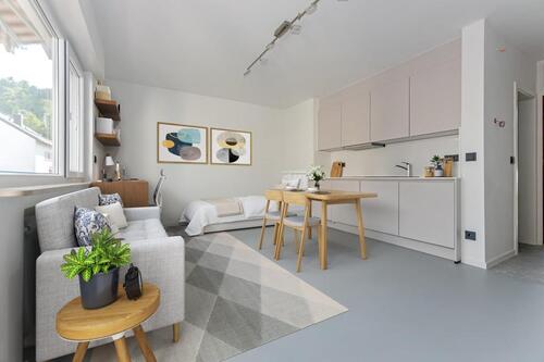 Foto - Stilvolle 1-Zimmer-Wohnung mit großem Balkon & neuer Küche in ruhiger Lage von Stuttgart-Wangen