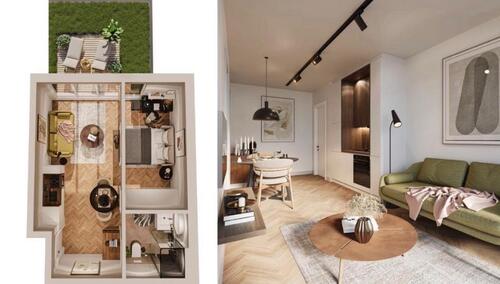 Foto - 2 Zimmer Etagenwohnung zur Miete in Tuttlingen