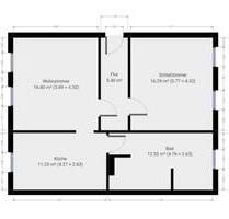 Gemütliche 2-Raum-Wohnung mit Einbauküche im Erdgeschoss – 62 m² - Erfurt Daberstedt