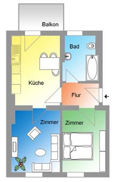 Foto - Etagenwohnung in Stralsund