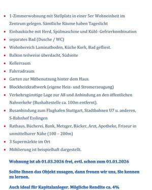 Foto - Etagenwohnung zum Kaufen in Denkendorf