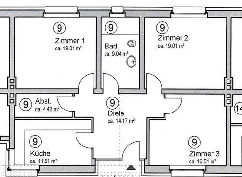 Foto - 3 Zimmer Erdgeschoßwohnung zum Kaufen in Hildesheim