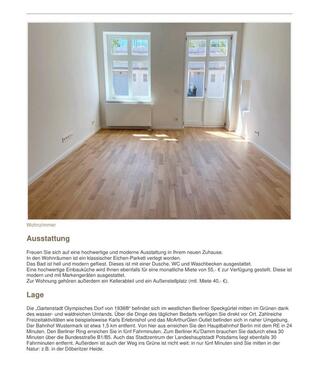 Foto - Erdgeschoßwohnung in Nauen zur Miete