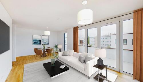 Foto - Großzügiges Wohnen in Basdorf: 3-Zimmer-Wohnung mit Südbalkon (S4 WE 61)