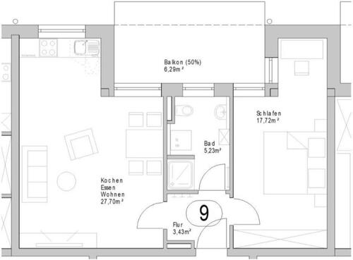 Foto - Etagenwohnung in Mengkofen