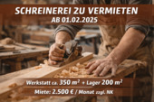 Foto - Schreinerei mit kompletter Maschinen­ausstattung ab 01.02.2025