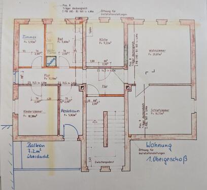 Foto - Etagenwohnung in Limbach-Oberfrohna zur Miete