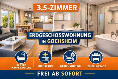Foto - 3,5-Zimmer-Wohnung in Gochsheim SOFORT FREI