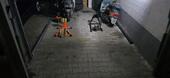 Foto - Motorrad Garage Winter Parkplatz mit Waschplatz