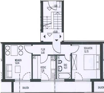 Foto - Helle 2 Zimmer Wohnung - 640,00&nbsp;EUR Kaltmiete, ca.&nbsp; 50,00&nbsp;m&sup2;