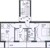 Helle 2 Zimmer Wohnung - 640,00&nbsp;EUR Kaltmiete, ca.&nbsp; 50,00&nbsp;m&sup2; in Lauf an der Pegnitz (PLZ: 91207)