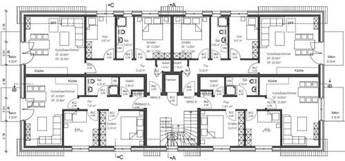 Foto - 3 Zimmer Erdgeschoßwohnung in Riede