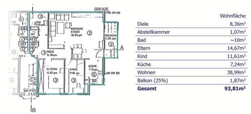 Foto - 3 Zimmer Etagenwohnung in Eschweiler