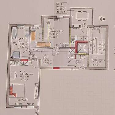Foto - 2-Raum-Wohnung, 2.OG, mit Fahrstuhl in 99817Eisenach zu vermieten