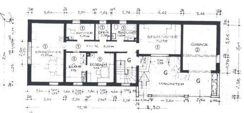 Foto - Raum für Kreativität: 4 ZKB + 1 Zimmer im Souterrain