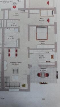 Foto - Etagenwohnung in Dillingen an der Donau