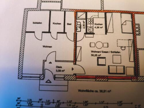 Foto - 1 Zimmer Erdgeschoßwohnung zur Miete in Hemer