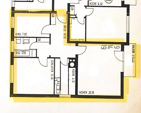 Foto - Renovierte 3 Zi Whg in Altmoosach (Wg geeignet)