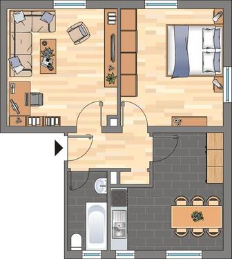 Foto - 2-Zimmer-Wohnung in Landau in der Pfalz